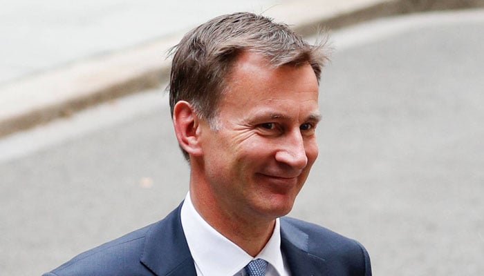 Jeremy Hunt, the Chancellor of the Exchequer since 2022. — AFP/File