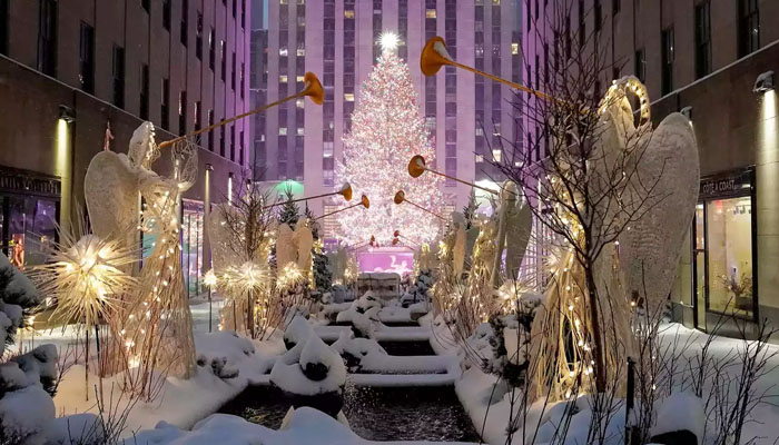 Rockefeller Center in winter 2020. — AFP/File
