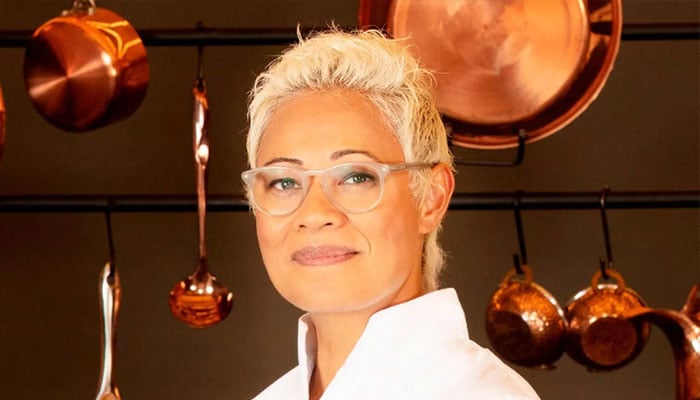 Monica Galetti reveals that her waters broke while she was working in Gordon Ramsays restaurant