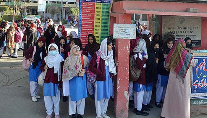 Sindh schools will observe winter break from December 22. — APP/File