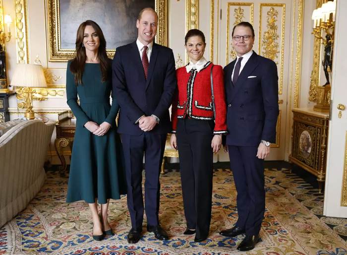 Crown Princess Victoria, Prince Daniel conclude royal visit to Windsor castle