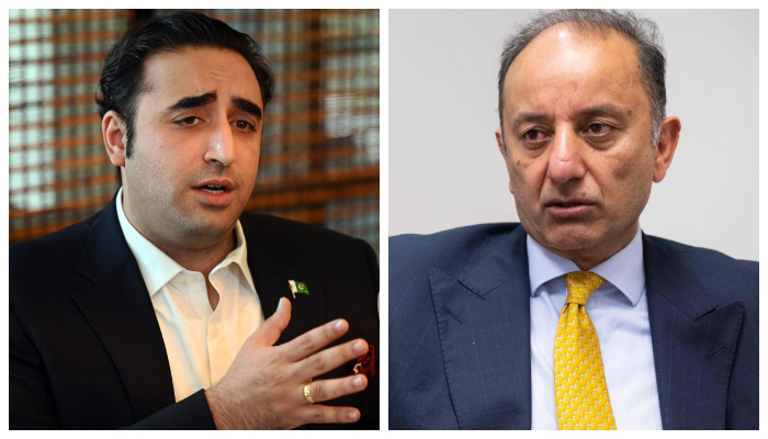 PPP Chairman Bilawal Bhutto-Zardari (left) and PML-N leader Musadik Malik. — AFP/File