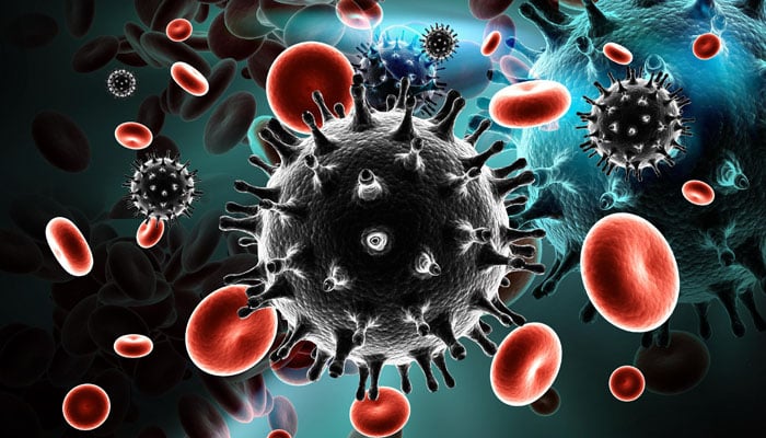 Depiction of HIV/AIDS infection. — X/@medlineplus
