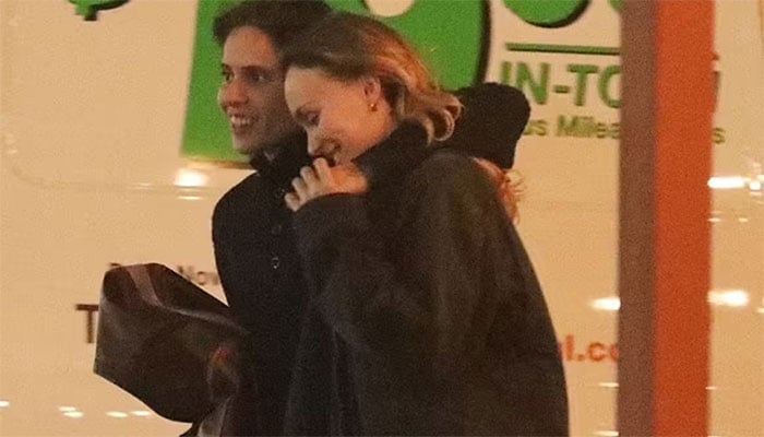 Lily-Rose Depp and 070 Shakes date night delight.