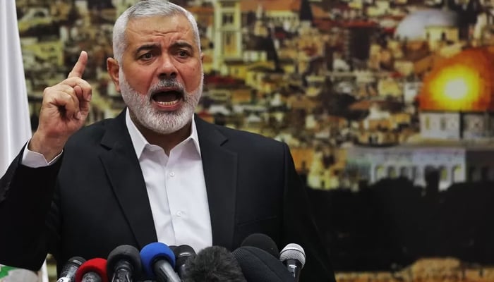 Palestinian group Hamas top leader Ismail Haniyeh. — AFP/File