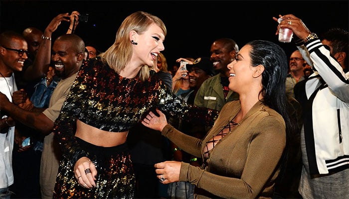 Kim Kardashian flaunts confidence amid Taylor Swift drama storm.
