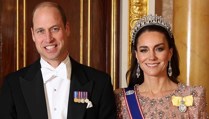 Prince William and Kate Middleton at annual diplomat reception 2023