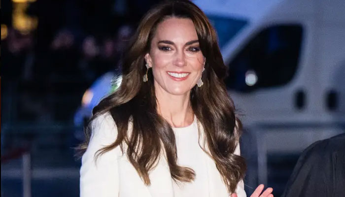 Princess of Wales appeared all smiles dressed in a winter white look
