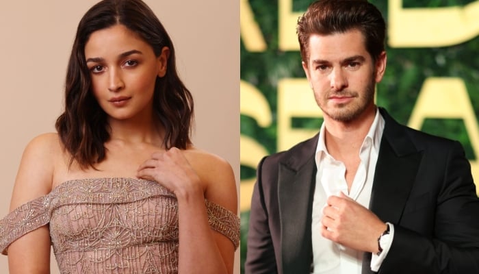 Alia Bhatt shares sweet moment with Andrew Garfield at Red Sea Film Festival