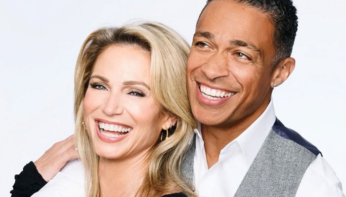 Amy Robach and T.J. Holmes can’t keep their hands off of each other!