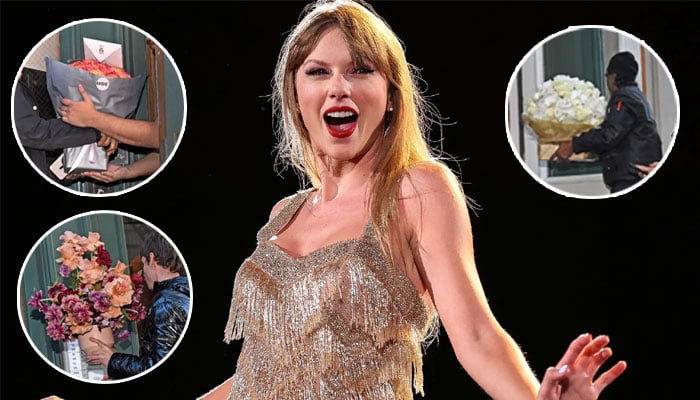 Taylor Swift hit the town with friends Tuesday night for an early start on her birthday festivities
