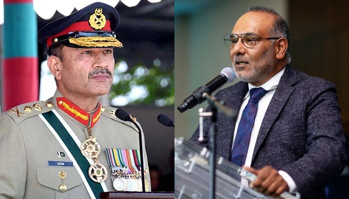 This combination of pictures shows Pakistans Chief of Army Staff General Asim Munir (Left) and American-Pakistani business tycoon Tanweer Ahmed. — ISPR/Instagram
