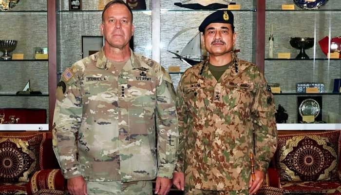 COAS General Asim Munir met CENTCOM Commander General Michael Erik Kurilla Tampa Bay in Florida. — ISPR