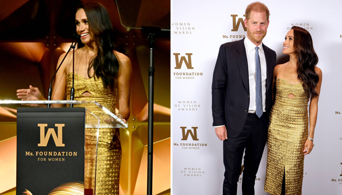 Meghan Markle and Prince Harry at Ms. Foundation Woman of Vision Awards