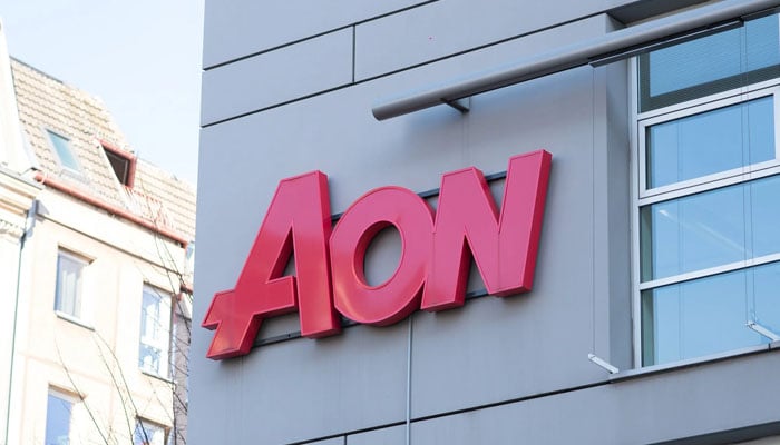 An image of the outside of Aon office. — Aon