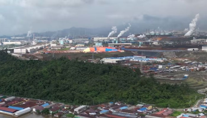 This photo taken on May 12, 2023, shows a general view of the Indonesia Morowali Industrial Park. — AFP
