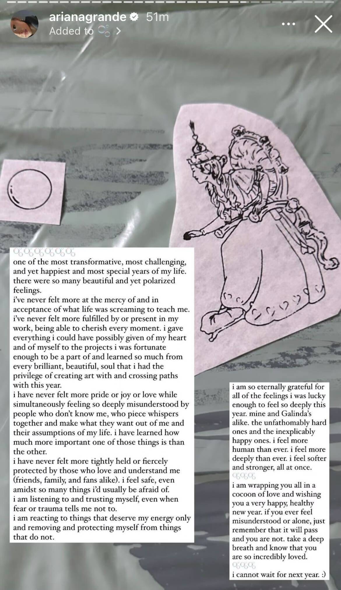 Ariana Grande reflects on ‘transformative’ 2023: ‘feel softer and stronger’