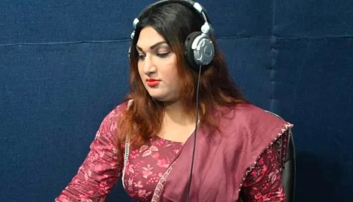 Sobia Khan, a trans candidate from PK-84 Peshawar. — Reporter