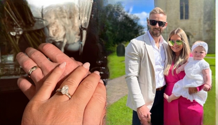 The couple celebrated their real-life wedding over the weekend