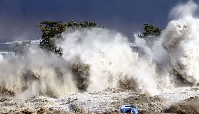 A tsunami in Japan. — AFP/File