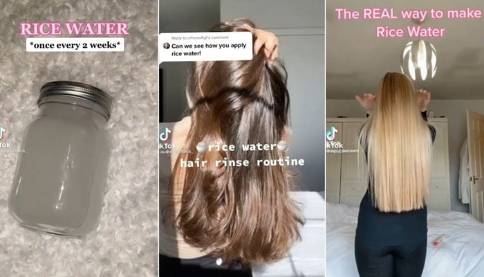 TikTok trend of rice water hair growth is being followed by so many people. — TikTok