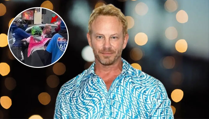 Ian Ziering’s 10-year-old daughter was in the car when the alleged attack unfolded