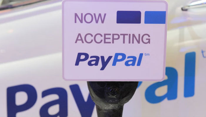 A representational image of online payment, money transfer platform PayPal. — AFP/File