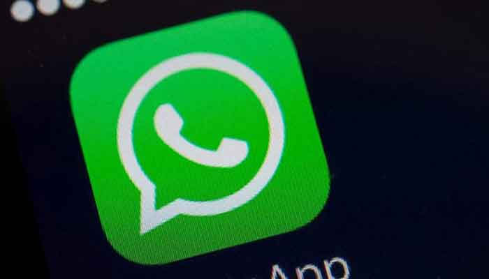 A representation of the WhatsApp logo. — AFP/File