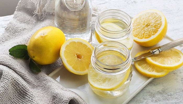 Lemon water helps with a multitude of gut-related issues among others