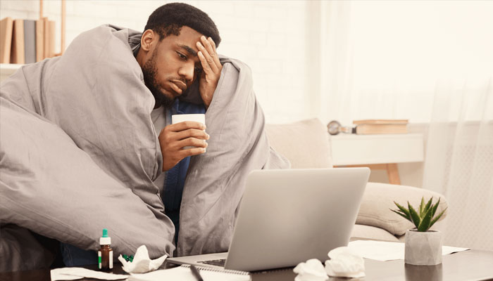 Working while sick: Unsettling new norm that comes with remote work.—Flexjobs/file