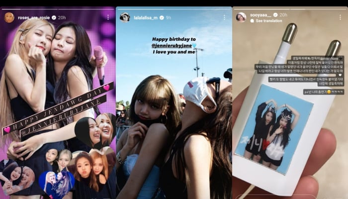BLACKPINK members extend sweet birthday wishes to Jennie