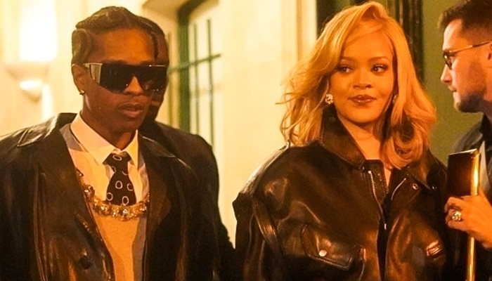 Rihanna and A$AP Rocky met French president during Paris fashion week