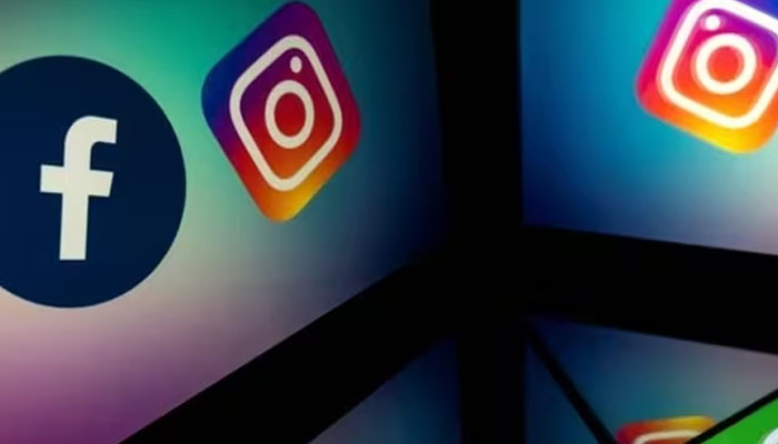 A display of the logo of Facebook and Instagram. — AFP/File