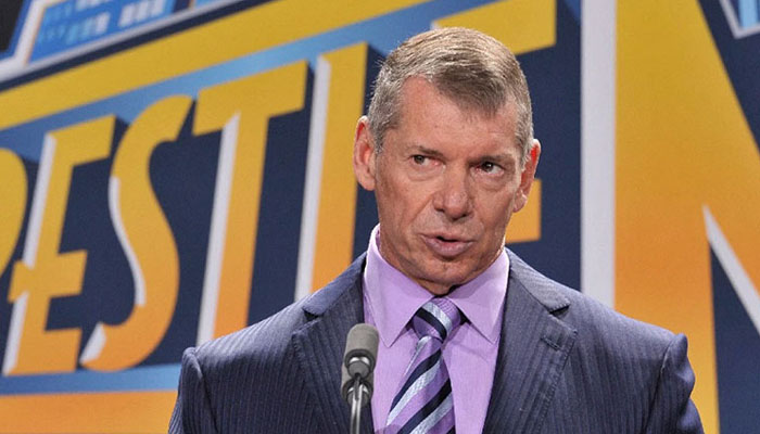 Vince McMahon gestures during a gathering. — AFP/File