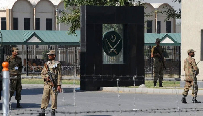 An undated image of Pakistan Armys General Headquarters (GHQ) in Rawalpindi. — AFP/File