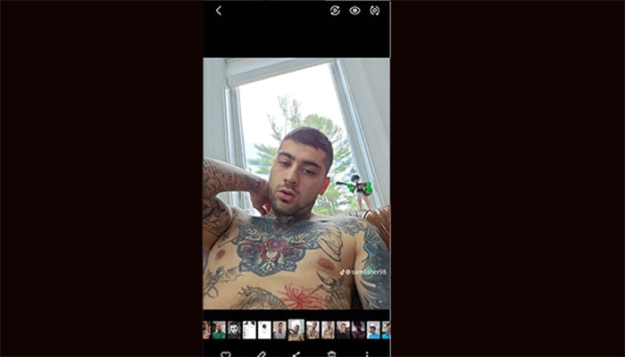 Sam Fisher posts unseen pictures of Zayn Malik.