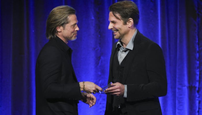 Brad Pitt makes fun of Bradley Cooper for being Philadelphia Eagles fan