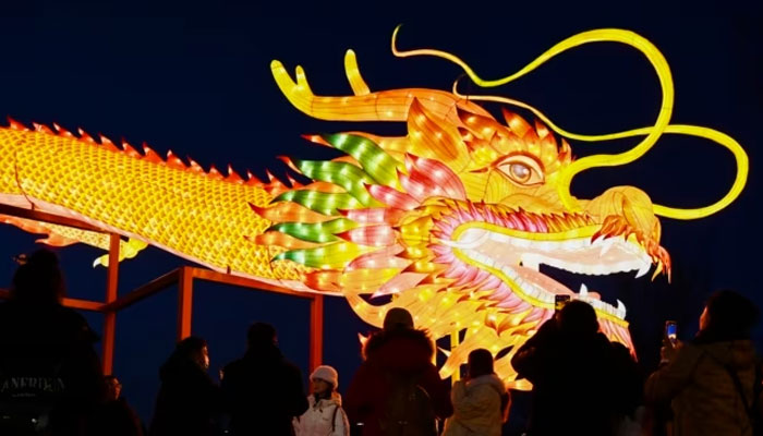Chinese New Year celebrations with dragon. — Voa News/File