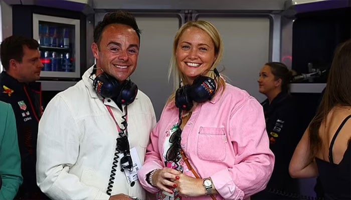 Ant McPartlin beams with excitement since announcing baby news with wife.