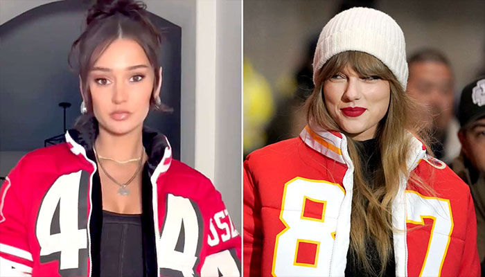 Kristin Juszczyk shares how she crafted Taylor Swifts viral jacket.