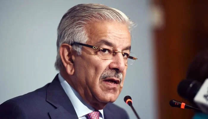 Federal Defence Minister Khawaja Muhammad Asif. — AFP/File