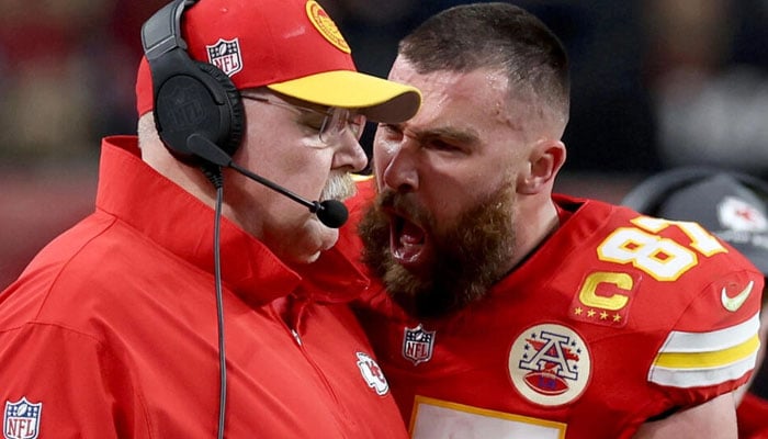 Travis Kelce says his Super Bowl confrontation with Kansas City Chiefs head coach Andy Reid was unacceptable. — AFP/File