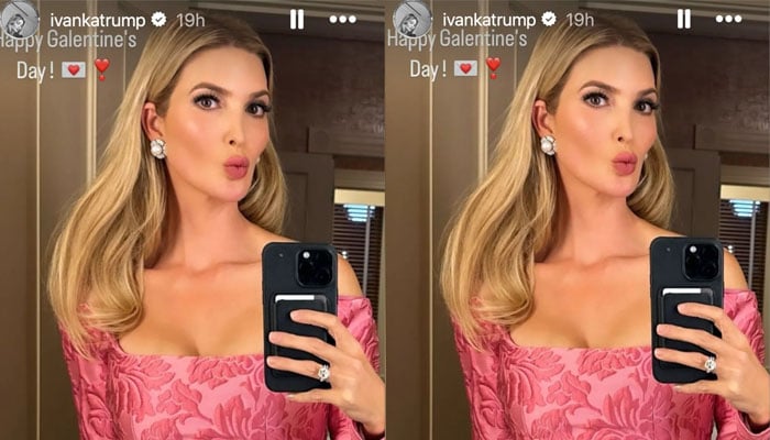Ivanka Trumps Valentines Day outfit. — Instagram/@ivankatrump