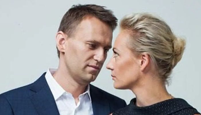 Alexei Navalny and his wife Yulia Navalnaya pictured together in a post shared to his Instagram account on Valentines Day. She has called for Putin to be held responsible for her husbands death. — Instagram/@navalny