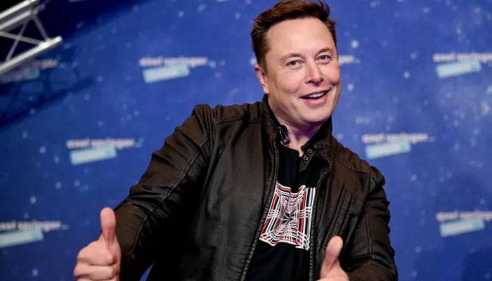 Elon Musk gestures during a gathering. — AFP/File