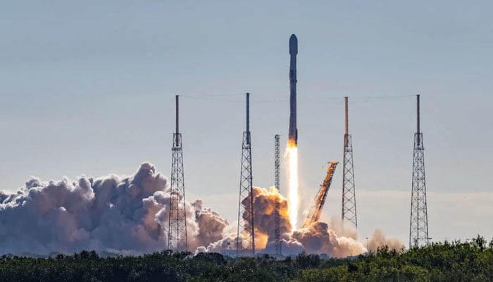 Indias spy satellite is set to be launched this April. — SpaceX/File