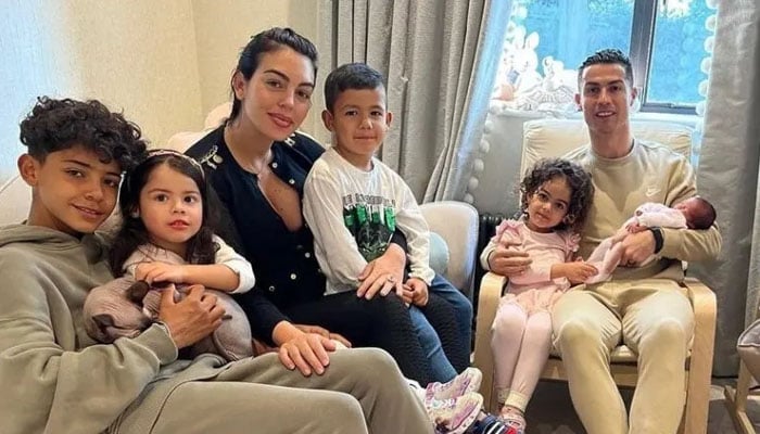 Cristiano Ronaldo with his family. — Instagram/@cristiano/File