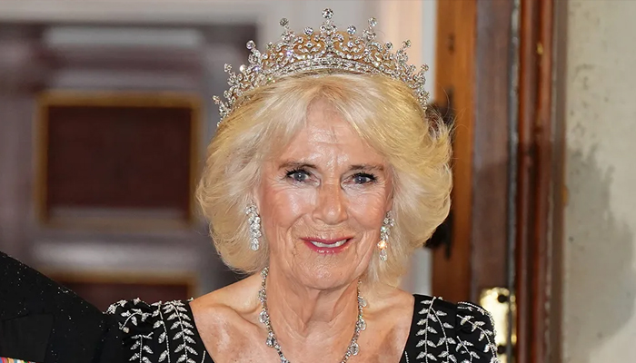 Queen Camilla shines bright in red to honour her role given by King Charles