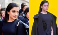 Rashmika Mandanna Stuns In All-black Look At Milan Fashion Week