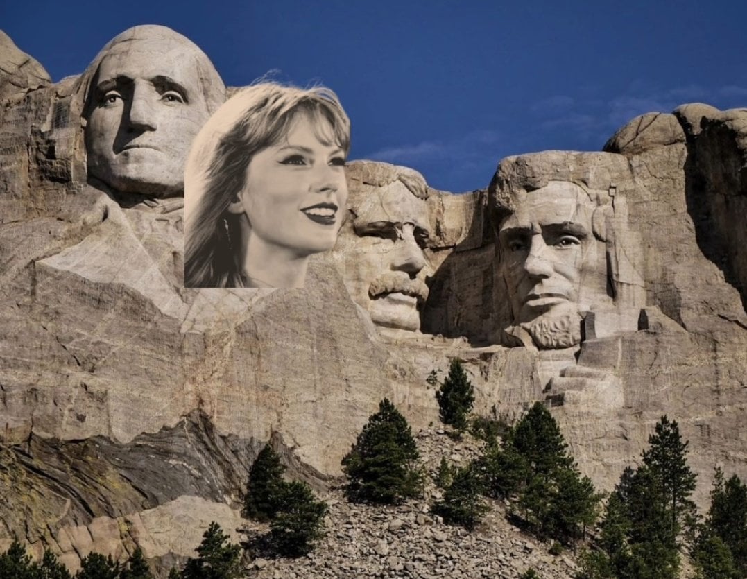 Is Taylor Swift replacing Thomas Jefferson on Mount Rushmore?